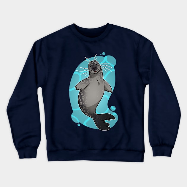 Ringed Seal Crewneck Sweatshirt by kobayashimaruu